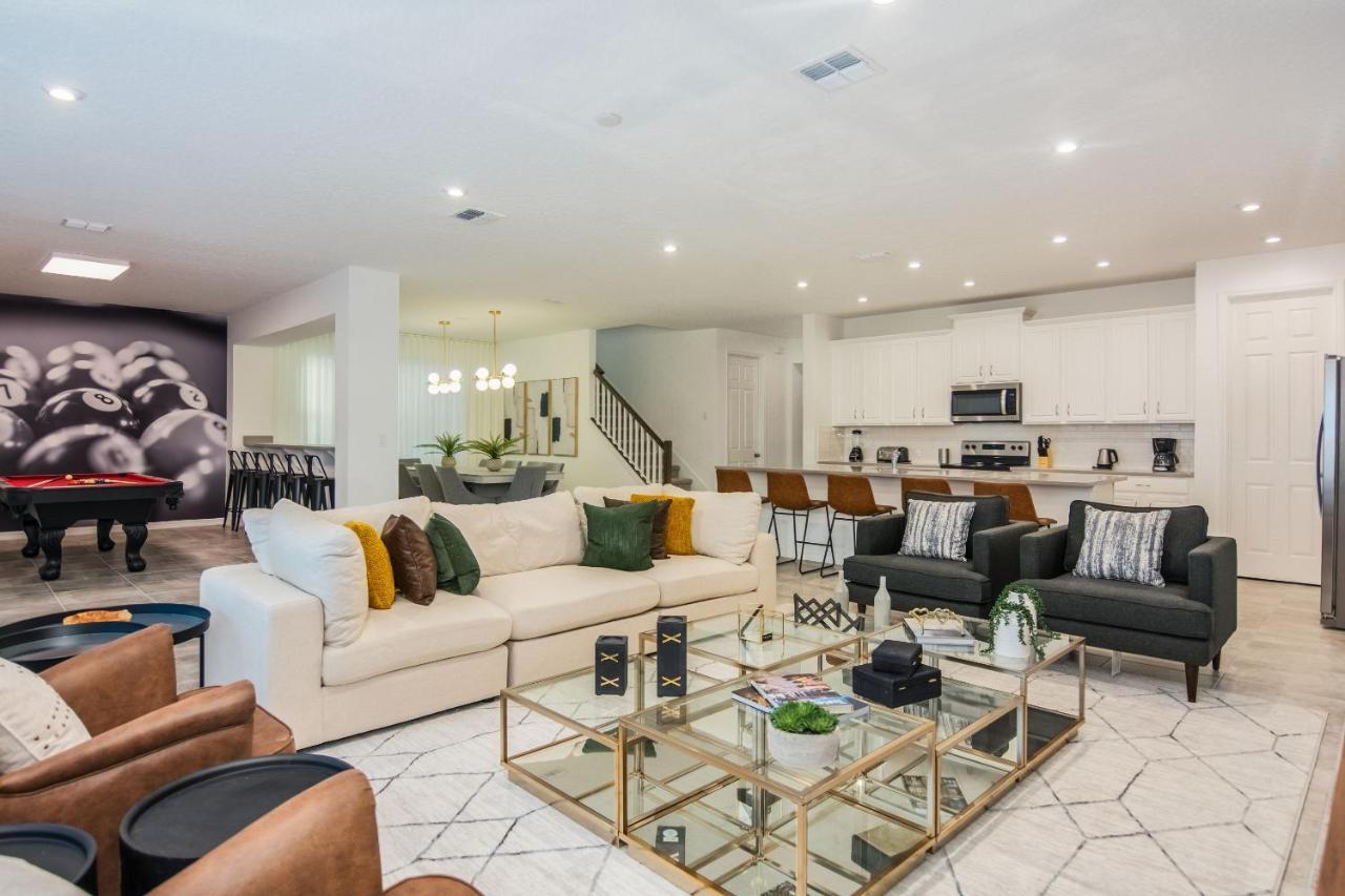 Brand New 9 Bedrooms House With Private Pool, Star Wars Game Room, Theme Rooms And Lake View Sa2145 Kissimmee Kültér fotó